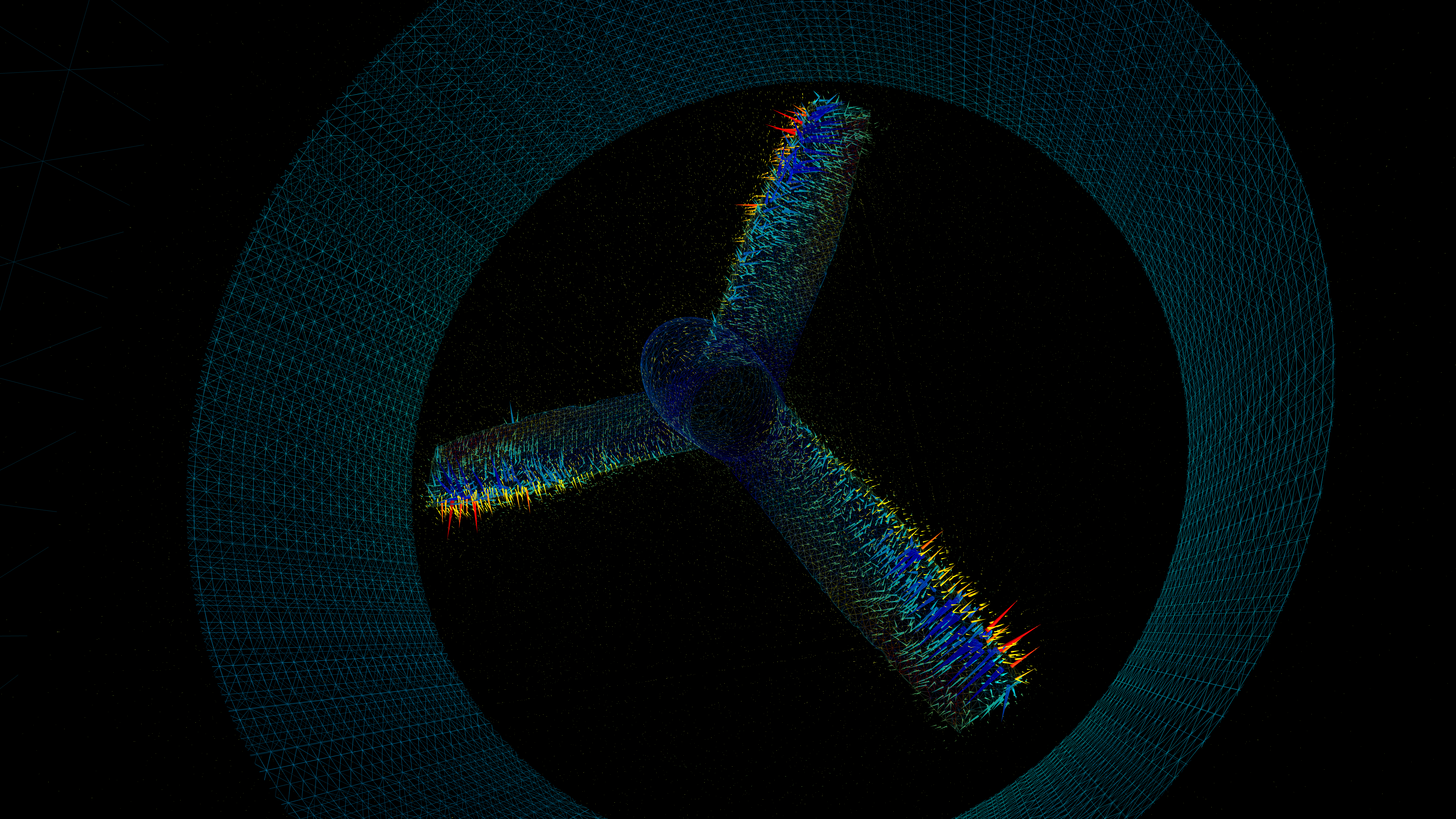 Vector field with arrow glyphs